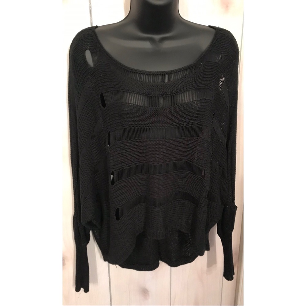 Shredded sweater